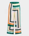 Weekend Max Mara Women's Ottavo Long Trouser Multicolour | Size 40 | 2515131051600001 In Multicolour