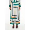 Weekend Max Mara Women's Ottavo Long Trouser Multicolour | Size 40 | 2515131051600001 In Multi Colour