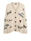 Weekend Max Mara Overfit Cardigan In Pure Wool In Neutral
