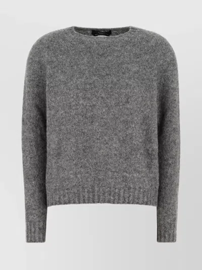 WEEKEND MAX MARA OVERSIZE CREW NECK ALPACA BLEND SWEATER