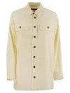 Weekend Max Mara Woman Shirt Ivory Size 10 Cotton In Ecru