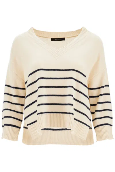 Weekend Max Mara "oversized Cashmere Lever In White