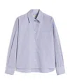 Weekend Max Mara Oversized Poplin Shirt In Blue