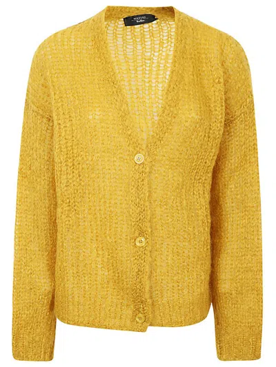 Weekend Max Mara Oversized Ribbed In Yellow