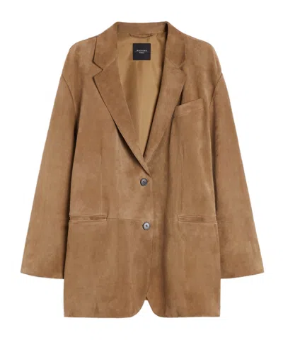 WEEKEND MAX MARA OVERSIZED SUEDE BLAZER