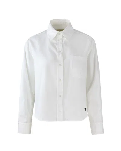 Weekend Max Mara Oxford Cotton Shirt In White