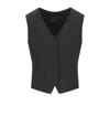 Weekend Max Mara Pace Black Vest In Black