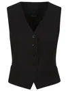 Weekend Max Mara Sleeveless Vest In Black