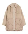 Weekend Max Mara Padded Coat In Double-sided Wool And Nylon In Neutral