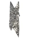 Weekend Max Mara Paisley-print Dress In Black