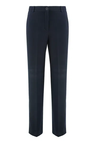 Weekend Max Mara Pajamas In Flannel Fabric In Blue