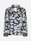 WEEKEND MAX MARA PALLA FLORAL PRINT SATIN SHIRT