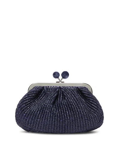 Weekend Max Mara Palmas Pasticcino Bag In Ultramarin