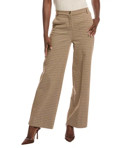 Weekend Max Mara Panetto Pant In Brown