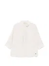 Weekend Max Mara Panetto Striped-pattern Shirt In Neutral