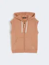 Weekend Max Mara Pank Sweatshirt Caramel In Brown