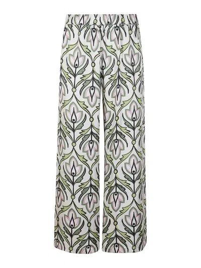 WEEKEND MAX MARA PANTALÓN CASUAL - BLANCO