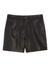 Weekend Max Mara Belt-loop Shorts In Negro