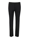 Weekend Max Mara Logo Casual Pants In Negro