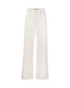 WEEKEND MAX MARA CROPPED COTTON TROUSERS