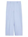 Weekend Max Mara Women's Zircone Long Trouser Blue | Size 48 | 2515131032600018 In Blue