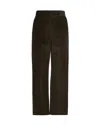 Weekend Max Mara Pantalone Tania Cioccolato In Green