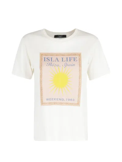 WEEKEND MAX MARA PANTERA PRINTED T-SHIRT
