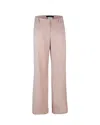 Weekend Max Mara Powder Pink Visual Trousers In Pink