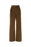 Weekend Max Mara Woman Pants Brown Size 10 Cotton In Brown