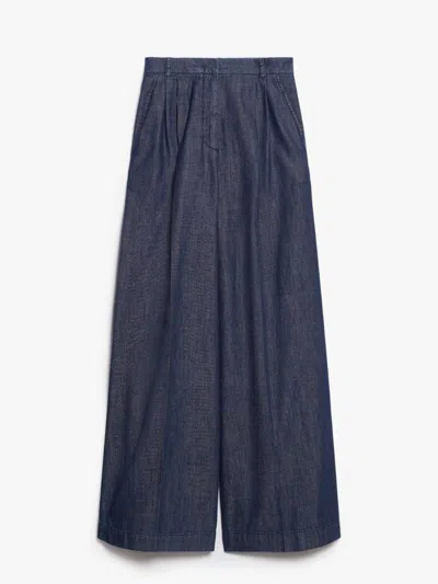 Weekend Max Mara Pants In Navy