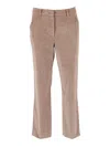 Weekend Max Mara Casual Pants With Belt Loops In Neutral