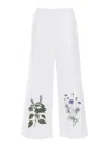 Weekend Max Mara Women's Volante Long Trouser White | Size 44 | 2515131112600001 In White