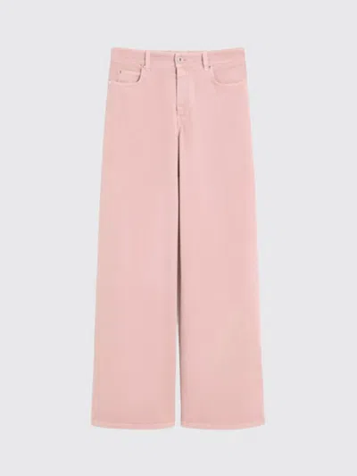 Weekend Max Mara Pants Woman In Pink