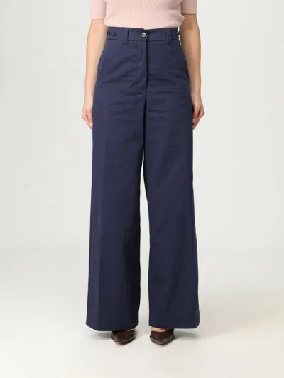 Weekend Max Mara Pants Woman  In Blue