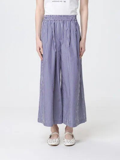Weekend Max Mara Pants Woman  In Blue