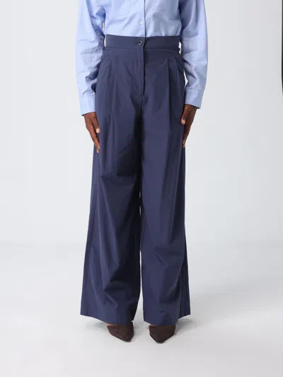 Weekend Max Mara Pants Woman  In Blue