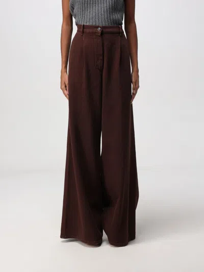 Weekend Max Mara Pants Woman  In Brown