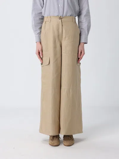 Weekend Max Mara Pants Woman  In Brown
