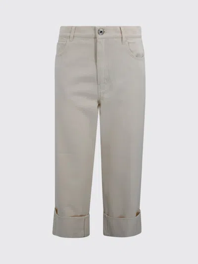Weekend Max Mara Pants Woman  In Gray