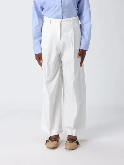 Weekend Max Mara Pants Woman  In White