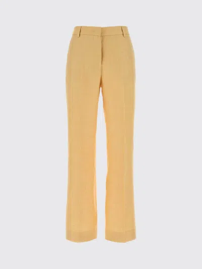 Weekend Max Mara Pants Woman  In Yellow