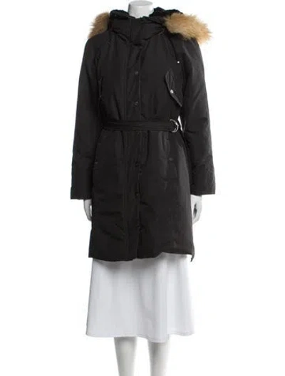 Pre-owned Weekend Max Mara Parka In Black