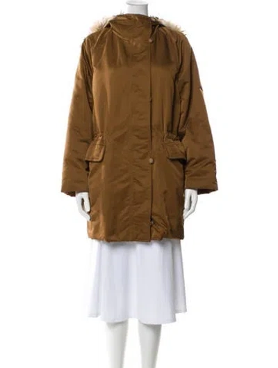 Pre-owned Weekend Max Mara Parka In Brown