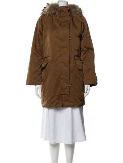Pre-owned Weekend Max Mara Parka In Brown