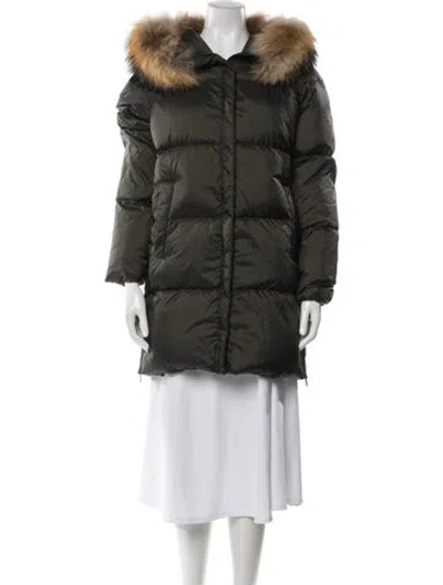 Pre-owned Weekend Max Mara Parka In Green