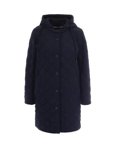 Weekend Max Mara Parka Trapuntato Blu In Blue