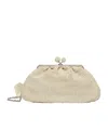 Weekend Max Mara Medium Pasticcino Sphere Clasp Shoulder Bag In Orange