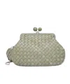 Weekend Max Mara Pasticcino Bag Medium In Pelle Intrecciata In Brown