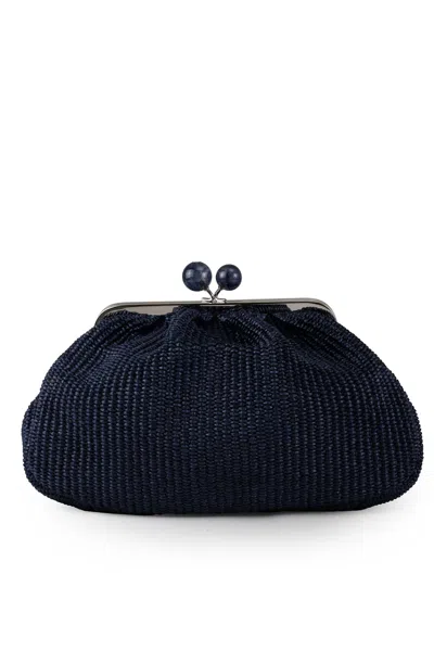 Weekend Max Mara Pasticcino Bag Medium In Raffia Fortuna