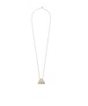 Weekend Max Mara Pasticcino Bag-pendant Necklace In Gold